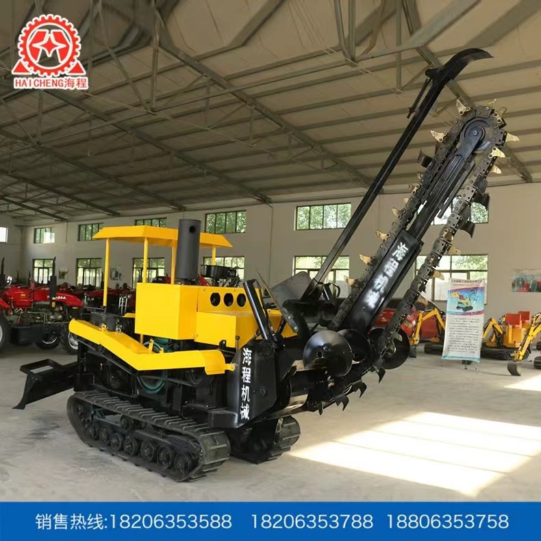 履带开沟回填机